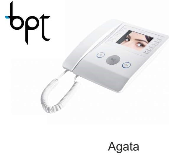 Видеодомофон AGATA Came BPT струбкой и клеммой локального питания