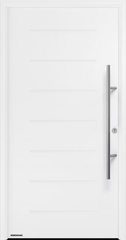Входная дверь Hormann (Германия) Thermo65, Мотив 015, цвет белый