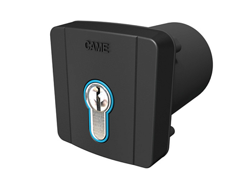 Купить Встраиваемый ключ-выключатель CAME SELD2FDG с цилиндром замка DIN и синей подсветко с доставкой и установкой в Туапсе