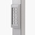 Морозостойкая, водонепроницаемая кодовая панель Locinox (Бельгия) SLIMSTONE со встроенным реле, цвета zilver и 9005 (черный)  - купить в Туапсе!
