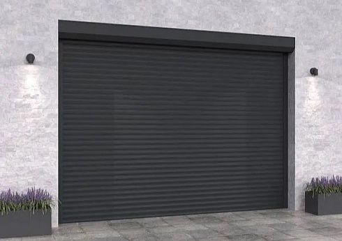 Рулонные ворота для гаража Алютех Trend с алюминиевым профилем PD/77 и высокой защитой от взлома с доставкой в Туапсе 